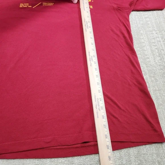 Iowa State Cyclones Shirt Men Large Player Issue Nike Long Sleeve Dri Fit - Picture 5 of 10
